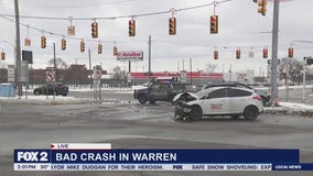 Police officer injured after pursuit leads to 3-car crash