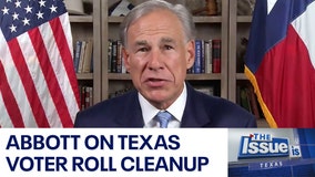 Gov Abbott talks voter roll cleanup