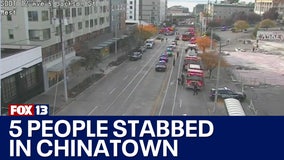 5 people stabbed in Seattle's Chinatown-International District