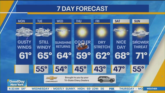 NYC weather forecast