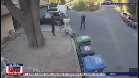 WATCH: Man with blowtorch in CA