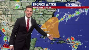 Tropical depression possible by weekend