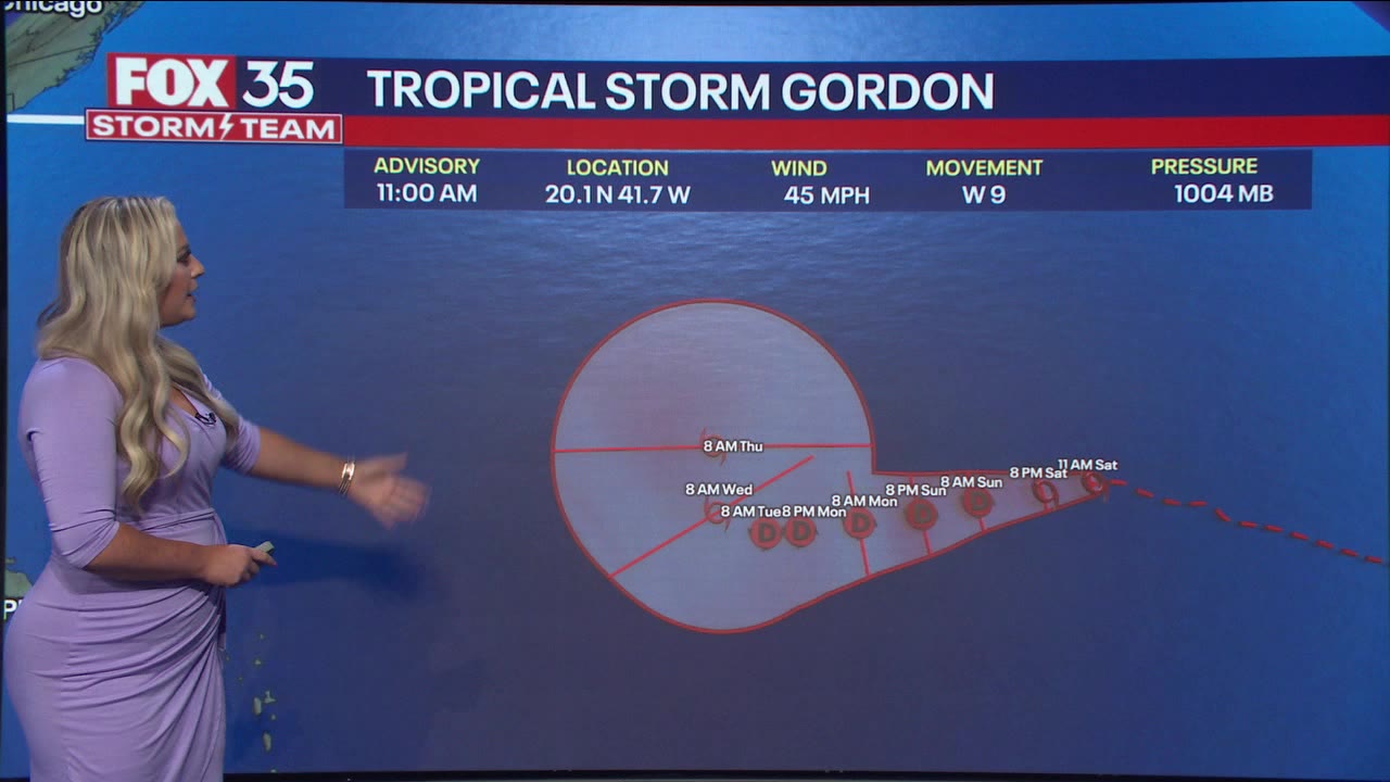 Tropical Storm Gordon moving; could Helene form soon?