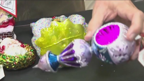 European glass ornaments