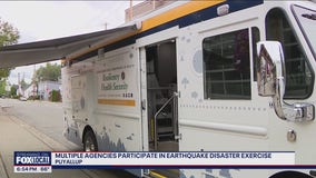 Multiple agencies participate in earthquake disaster exercise