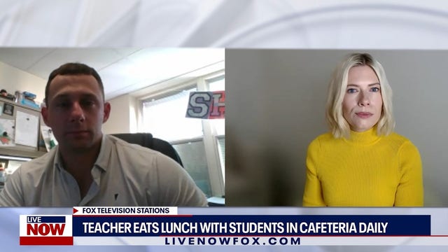 5th grade teacher eats lunch with his students in cafeteria every day: ‘The little things do matter’