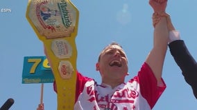 Joey Chestnut banned from hot dog eating contest