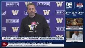 Huskies head coach Jedd Fisch talking college football playoff push