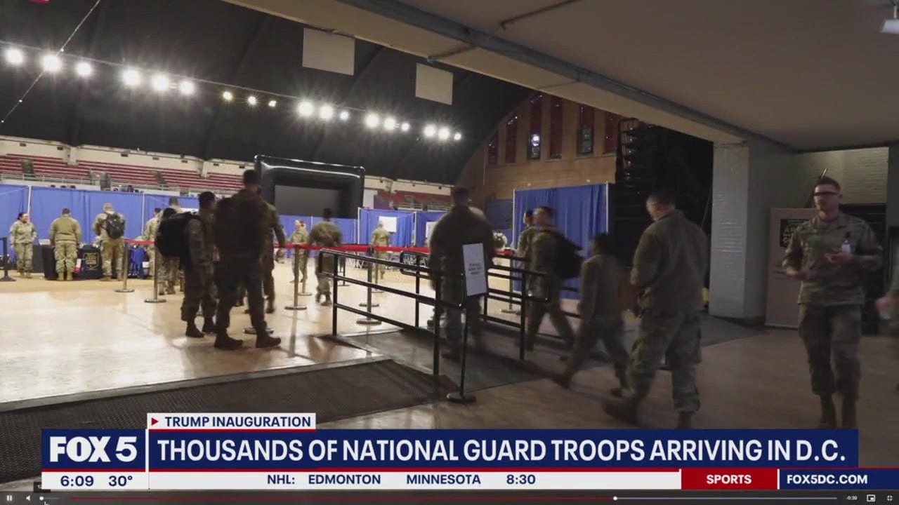 National Guard Units Deploy for Inauguration Security