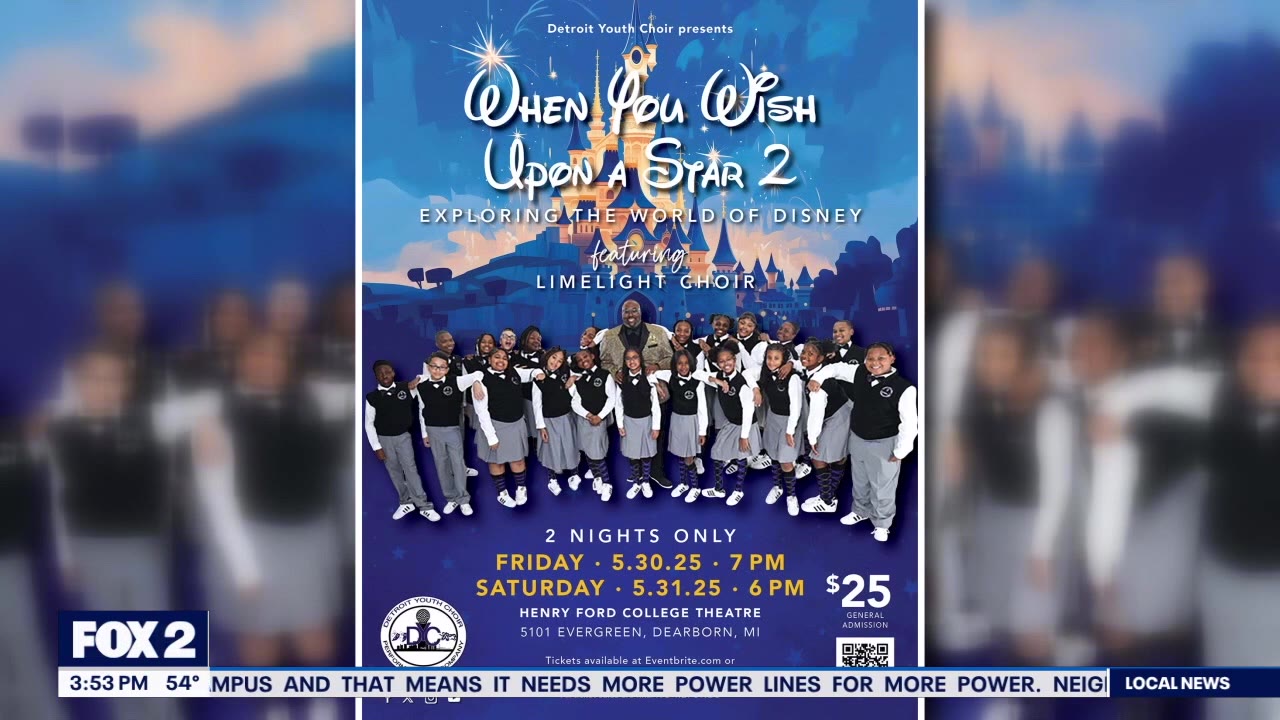Detroit Youth Choir hosts "When You Wish Upon A Star 2"