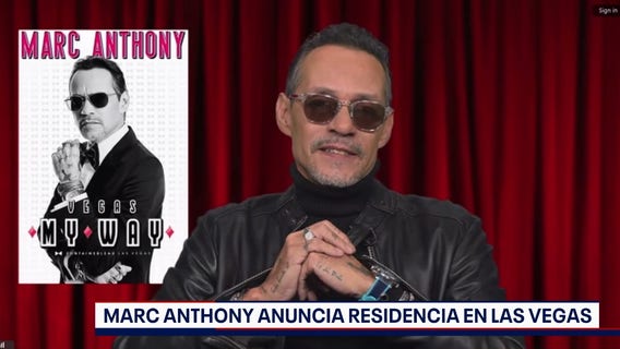 Marc Anthony anuncia residencia en Las Vegas