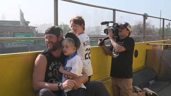 Dodgers World Series victory parade underway