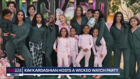 Kim Kardashian hosts Wicked watch Party