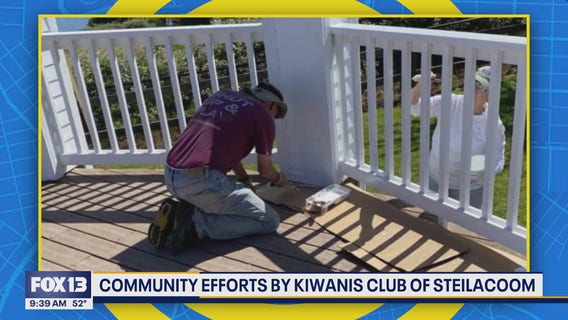 Community efforts by Kiwanis Club of Steilacoom