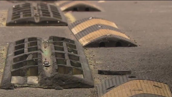Oakland removes speed bumps installed by residents