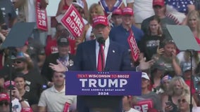 Trump holds campaign rally in Racine