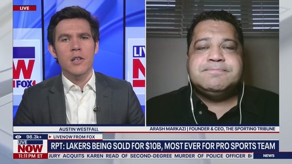 Buss family to sell Lakers, valued at $10B