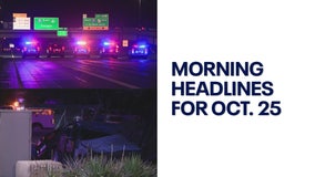 I-10 crash; teen driver hurt l Morning headlines Oct. 25