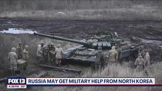 Russia may get military help from North Korea