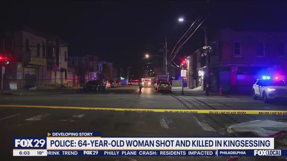 Woman, 64, shot and killed in Philadelphia neighborhood