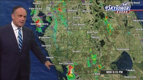 Tampa weather | Thunderstorms in some spots