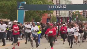 Runners preparing for 2nd annual Run with Maud in Atlanta