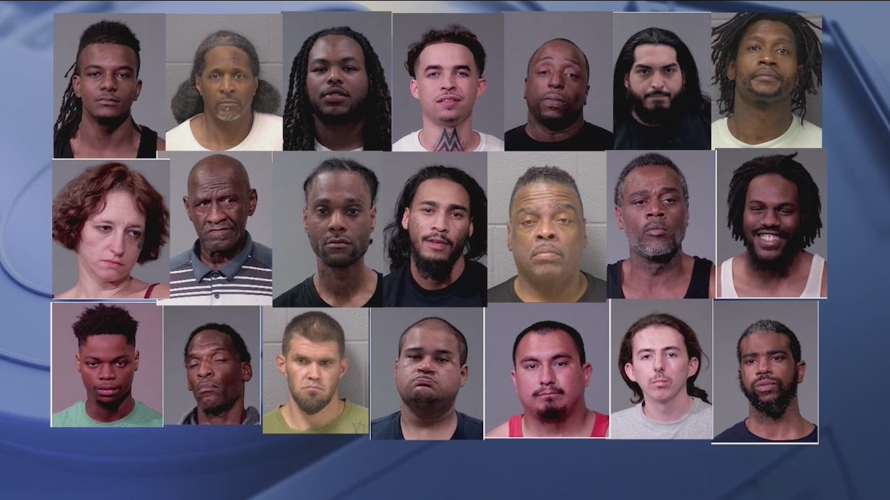 Joliet Police Arrest 21 in Crime Sweep