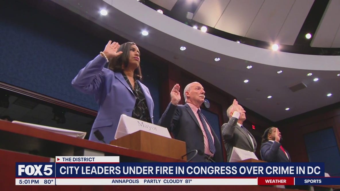 DC city leaders testify in front on Congress on crime