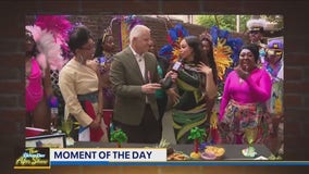 Moment of the Day: Getting ready for the Caribbean Festival