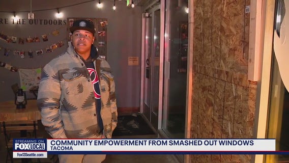 Tacoma business' smashed out windows turns into empowerment