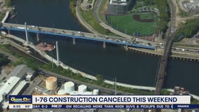 I-76 construction canceled this weekend