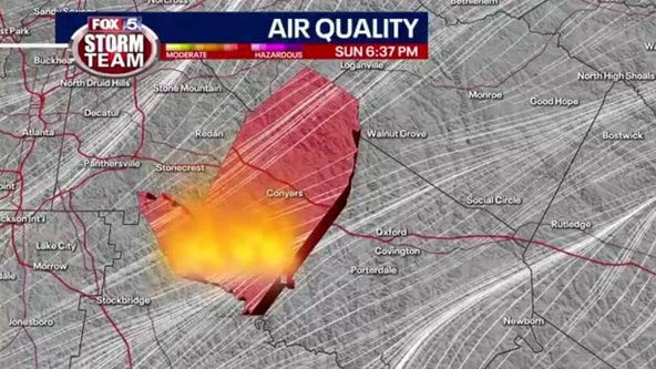 Conyers BioLab chemical fire impact on atmosphere | FOX 5 Atlanta