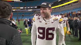 Mark Crawford, Dragan Kesich react to Gophers bowl victory