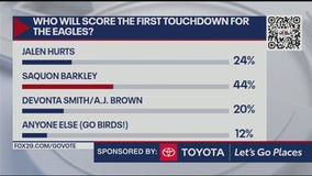 Who will score the first touchdown for the Eagles?