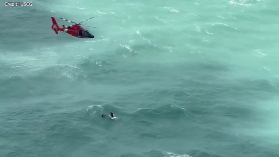 Video: Boat captain found clinging to cooler 30 miles off Longboat Key after surviving Hurricane Milton at sea