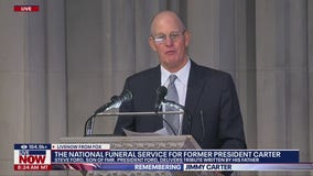 Gerald Ford’s son reads dad’s touching eulogy for Jimmy Carter