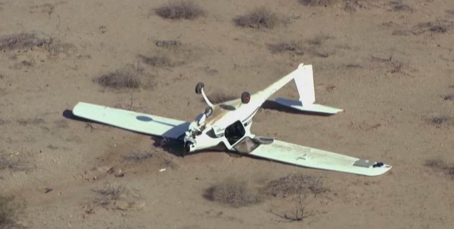 2 on board plane that crashed south of Wickenburg Airport: FAA