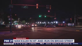 Man killed in hit-and-run on North Broad Street