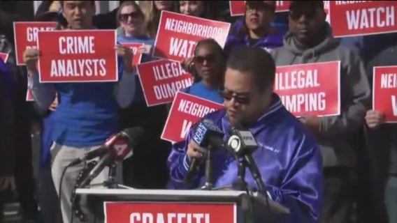 Oakland public employee unions rally against job cuts, layoffs