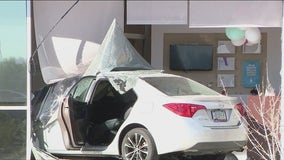 Car plows into Mesa dental office