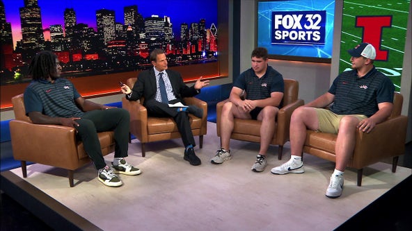 University of Illinois football players visit FOX 32 and talk the Illini in 2025