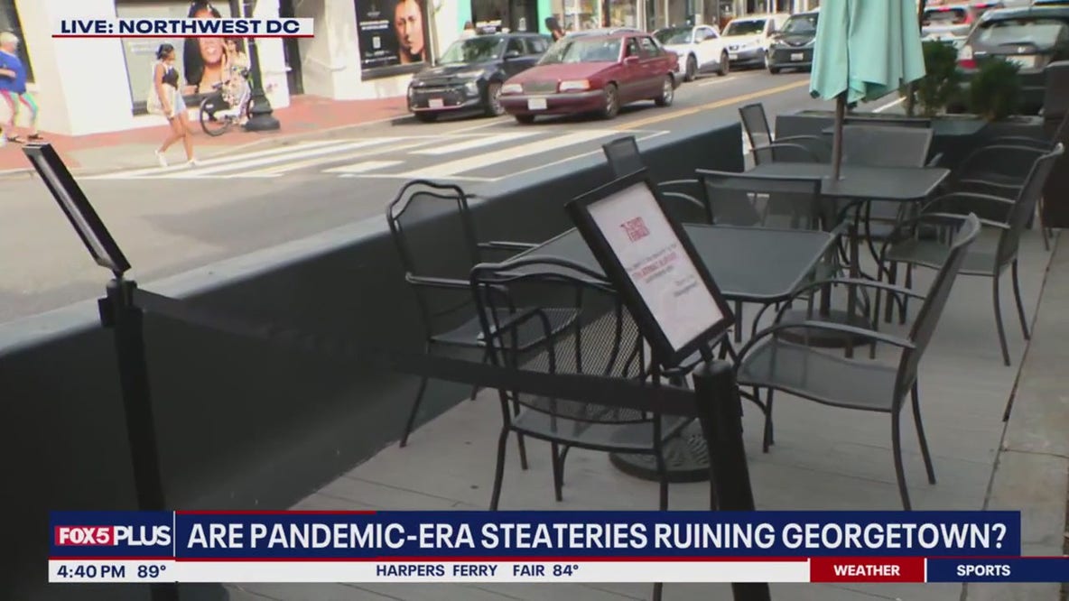 DC residents are tired of outdoor eatery setups in Georgetown