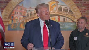 Trump pushes 'no tax on tips' in Las Vegas stop