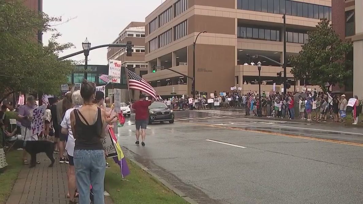 Cobb County's 'No King' protest