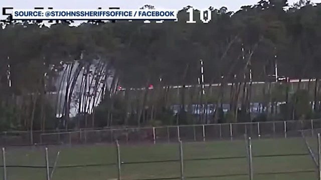 Video: Tornado captured on Florida school district camera sweeping through St. Johns County