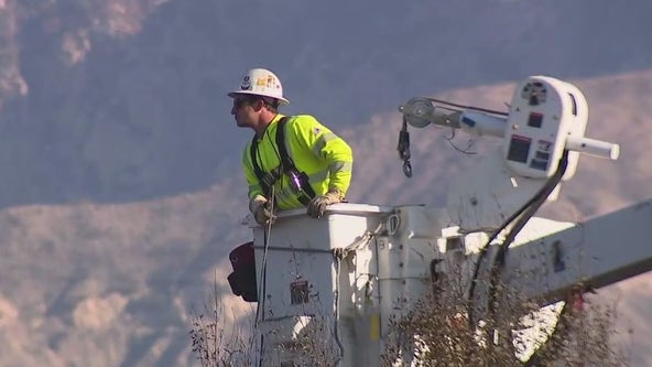 Crews work to restore power in Altadena