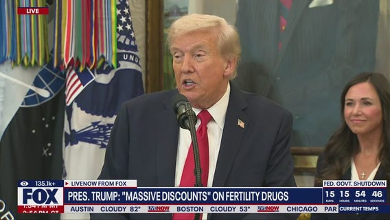 President Trump makes an announcement related to IVF