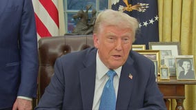 President Trump offers updates on deadly plane crash, tariffs