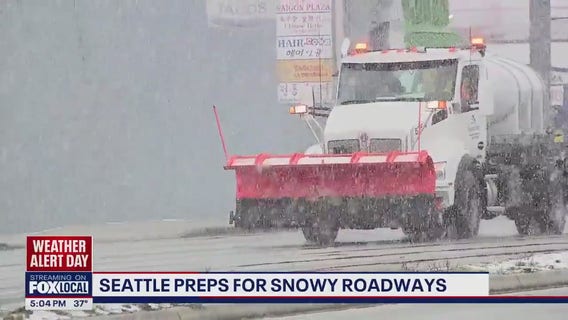 Seattle preps for snowy roadways