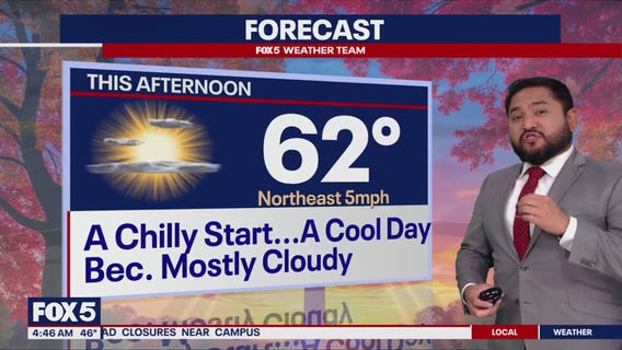 DC weather: Chilly morning, cool after Monday